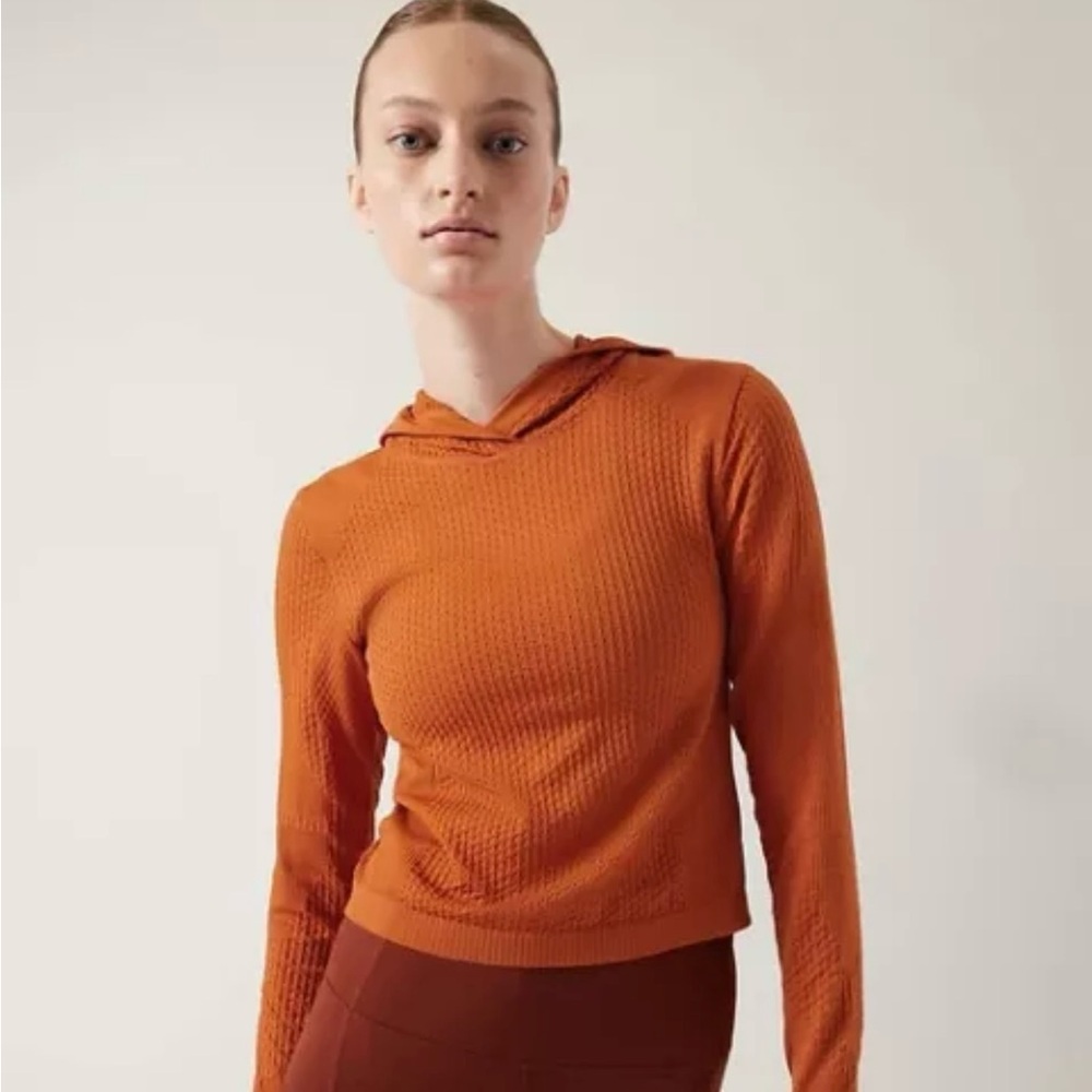 Athleta Flurry seamless hoodie